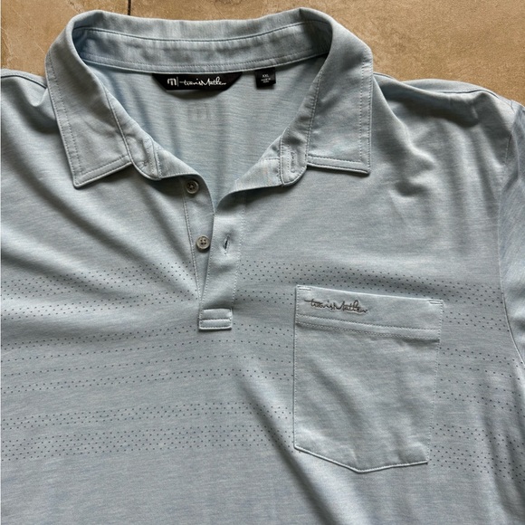 Travis Mathew Light Blue Golf Polo - Picture 2 of 4